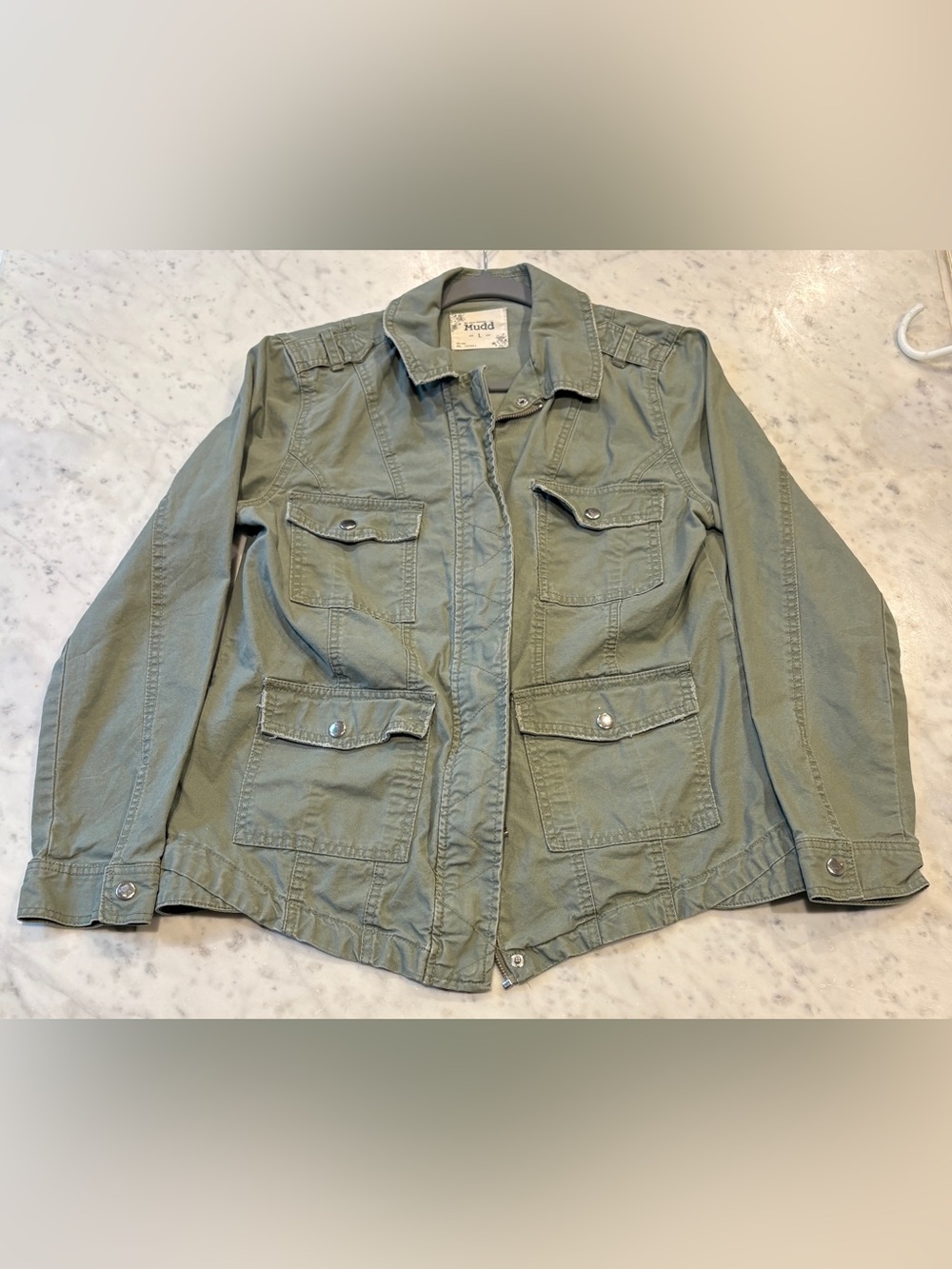 Women's Mudd, Military Green, jacket, Excellent pre owned cond! Size Large
